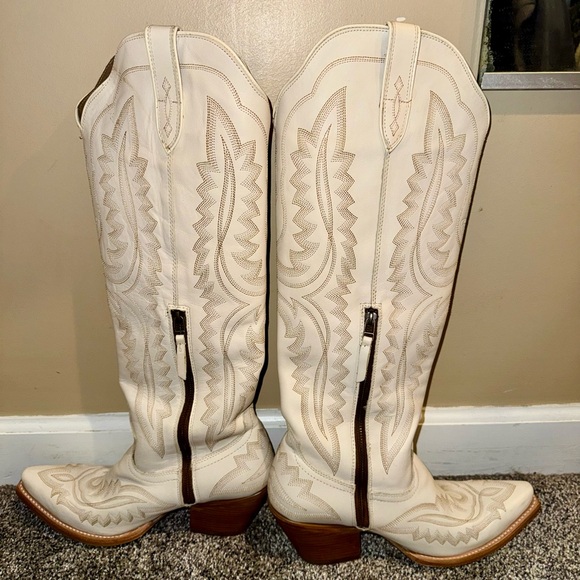 Ariat Casanova X Toe Western Boot White - Picture 3 of 6
